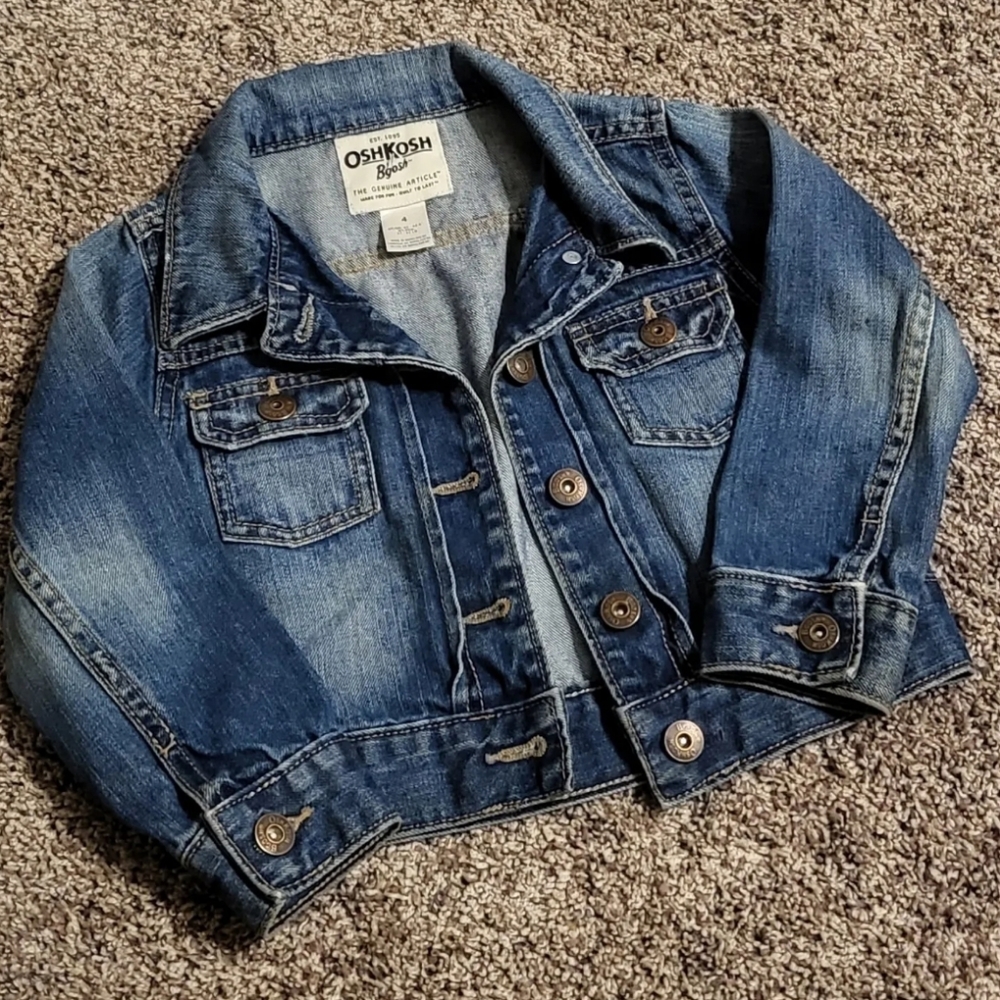 Oshkosh B'gosh girls denim jacket size 4T